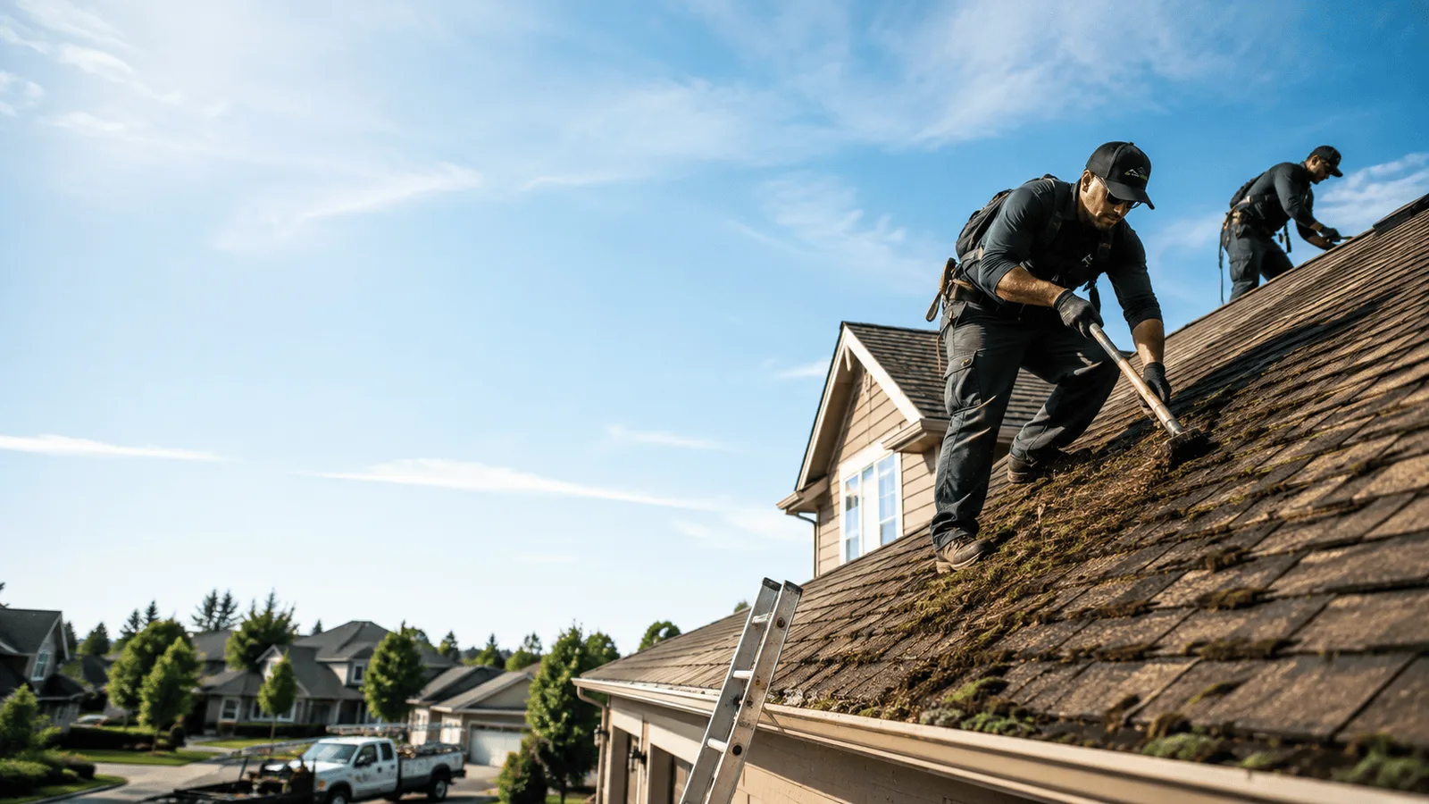 Roof Moss Removal in Brooklyn, WI near me